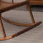Chaise berçante en bois massif