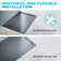120W*80Dcm Rectangular Single Shower Base in Grey with Low-Profile Aesthetics Design and Non-Slip Feature