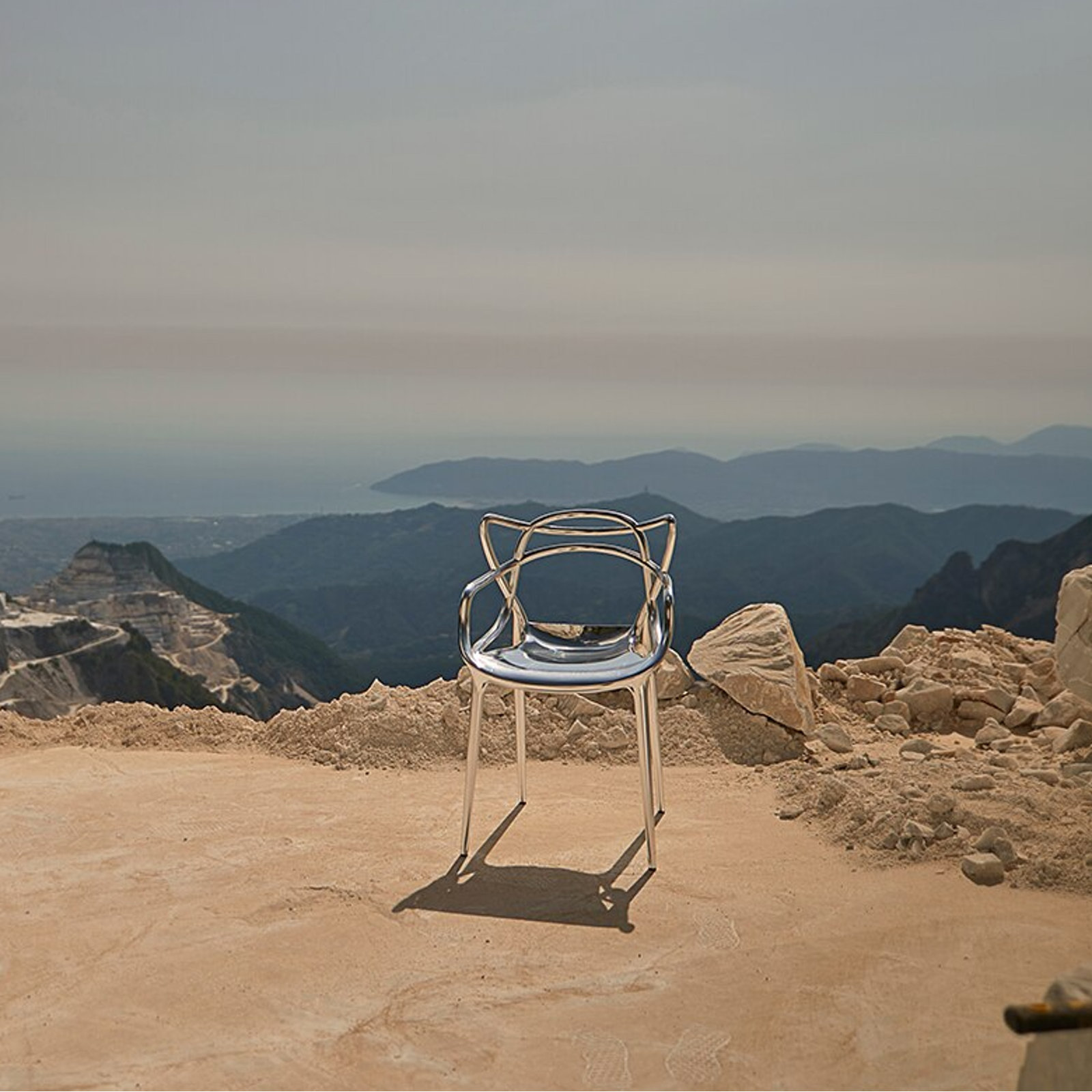Masters Dining Armchair, Chrome