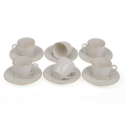 Ensemble de 6 tasses à café Leedey