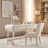 La Rachelle 2-piece Vanity Desk Set With Chair