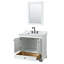 Ensemble de meuble-lavabo simple 36 "avec miroir Deborah-23113215-80209501