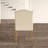 Kennell 19.75'' H Tufted Linen Upholstered Oak Side Chair