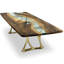 Pheraea Walnut Wood Dining Table-1983443766