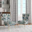 Nautical Allure Paisley Pattern VIII - Upholstered Bohemian & Eclectic Accent Side Chair