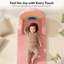 Canapé-lit pliable pour tout-petit, chaise tout-petit confortable 2-en-1 et chaise longue pour la lecture, salle de jeux, canapé pour enfants pour cadeau d'anniversaire, arc-en-ciel rosé