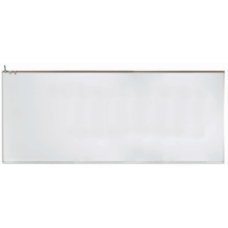 Tableau blanc magnétique à cadre en aluminium, H 4 pi x l 10 pi