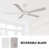 Reversible: White/Light Wooden