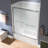 Double Sliding Tub Door 56-60" Width x 60"Height with 1/4"(6mm) Clear Tempered Glass-122721551