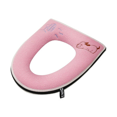 seat cover Cute   Foam Toilet Seat Cushion Soft Warm Padded Toilet Cover   Round/Elongated Toilets Washable Non- Bathroom Toilet Pad
