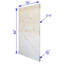 Porte de grange coulissante en bois massif de style K sans trousse de quincaillerie (dalle de porte seulement) - Assemblage requis-86439602-86439598