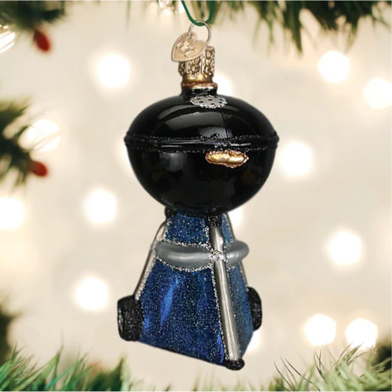 2'' Glass Hanging Figurine Ornament