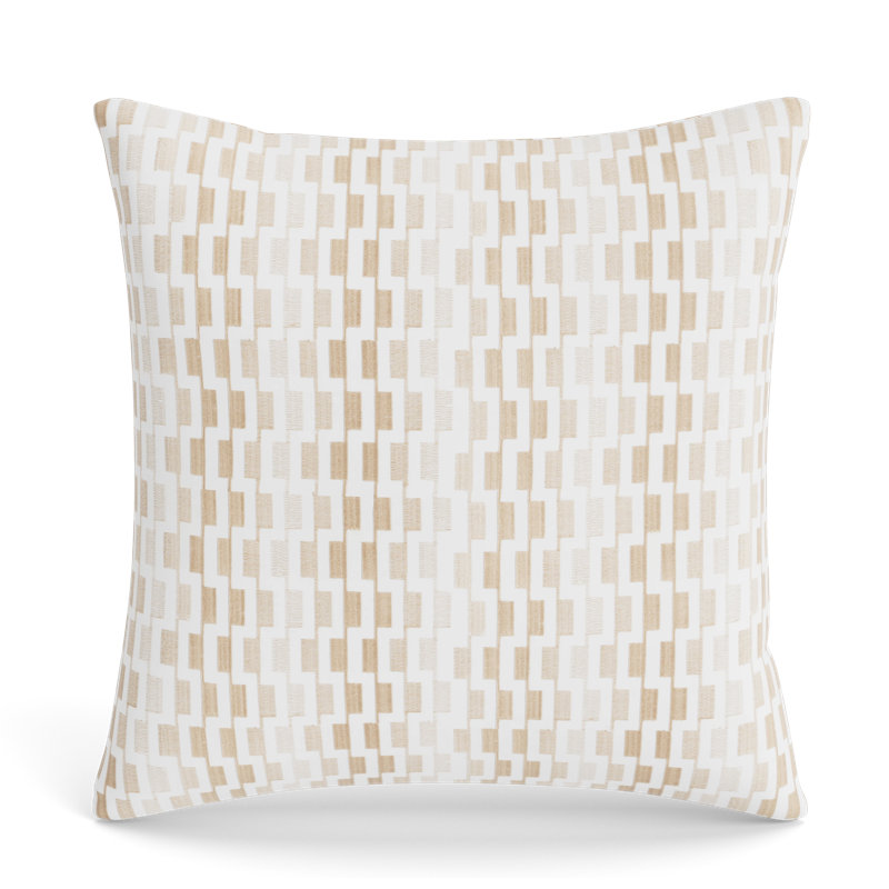 Ingot Square Pillow Cover & Insert, Palladium