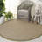 Natural Fiber 111 Seagrass No Pattern Rug-403969101