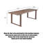 Bureau simple rectangulaire en orme massif-2048966522