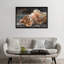 «Lion Cub on Back» par David Stribble - impression sur toile tendue-33109534-72409146-72409149