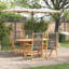 Garden Dining Set Folding Manual 5 Pcs-1069025192
