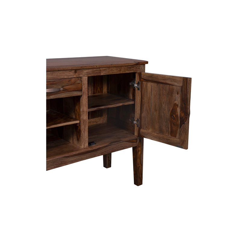 Buffet en bois de sheesham à 1 tiroir de 59 po de largeur Sonora