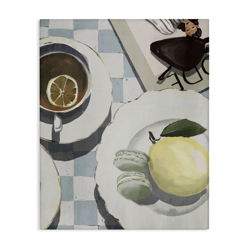 Toile de table Italian Morning Coffee, design par Anna Lischenko, H 20 po x l 16 po