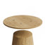 Table de salle à manger circulaire en bois de 43 pouces, table ronde minimaliste moderne, table de couleur bois naturel-33668386