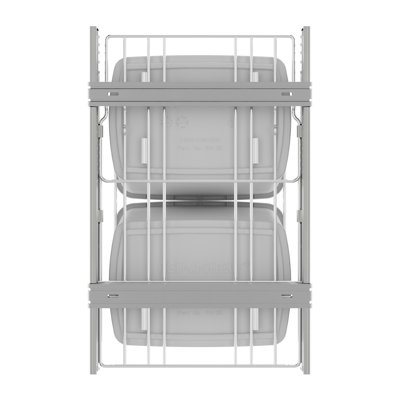 Poubelle coulissante double Rev-A-Shelf pour la cuisine 
