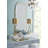 Camilla Leather Plastic / Acrylic Writing Desk