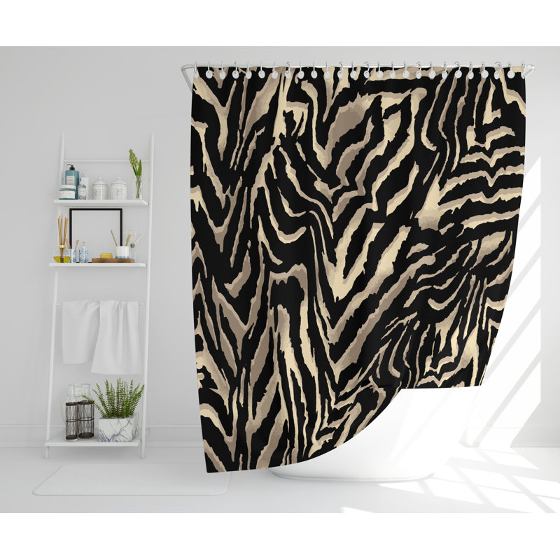 Skarpe Polyester Shower Curtain Set, 168cm H x 168cm W