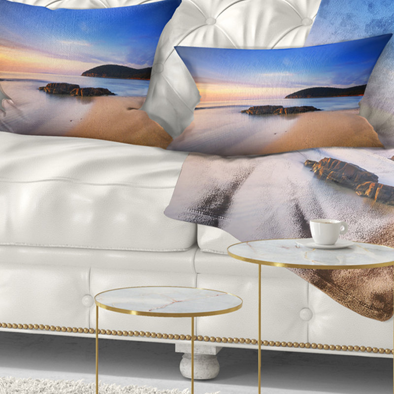 Coussin lombaire cala violina beach shore