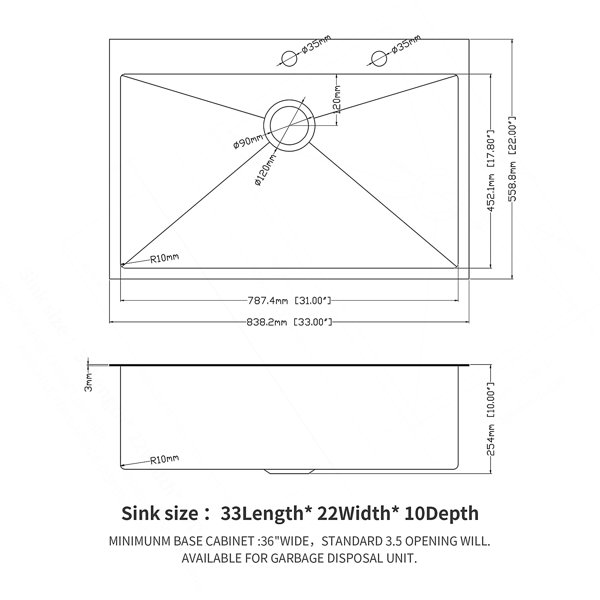 Dimensions du produit