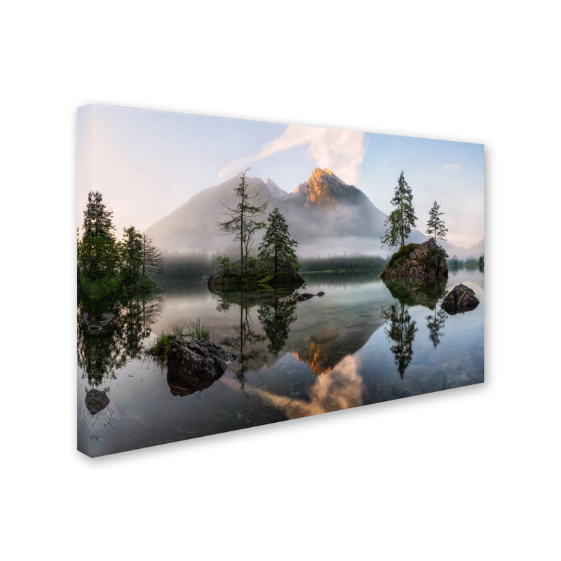 Daniel F 'Natures Awakening' Framed Canvas Art, 27" x 33"