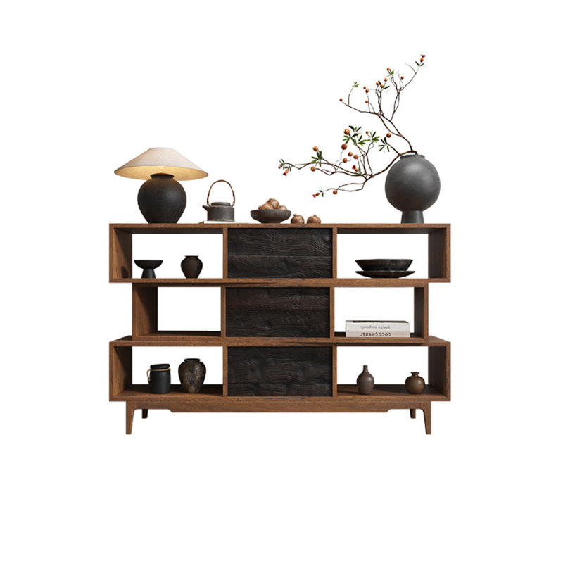 Armoire d'appoint en bois massif Simple Retro