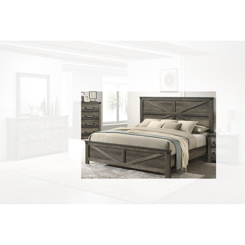 Ebron Panel Bed, Très grand