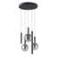Luminaire suspendu 5 lumières Modella - Noir-125545641