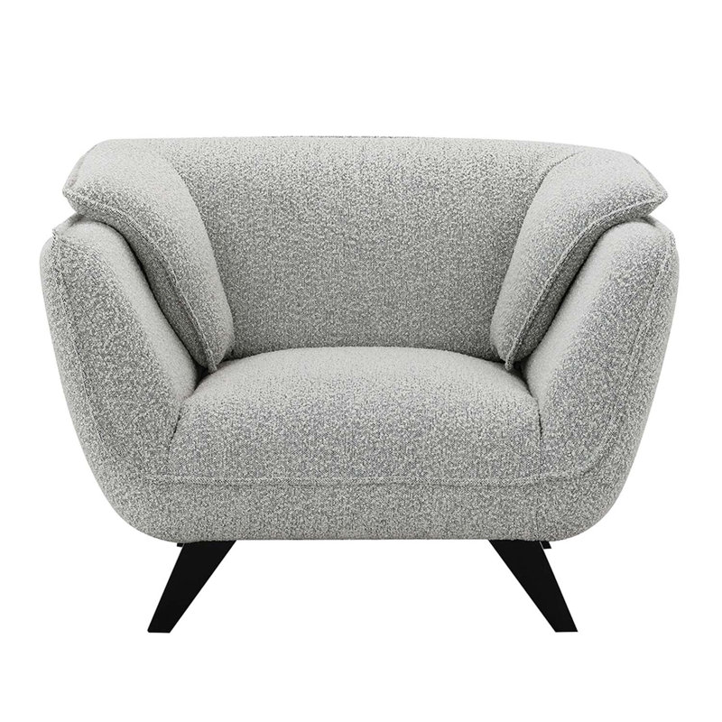 Chaise Nayeli, boucle gris clair