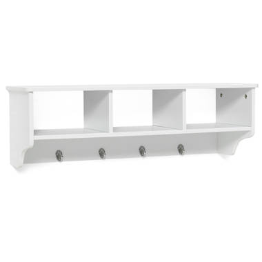 Wall 4 - Hook Wall Mounted Coat Rack