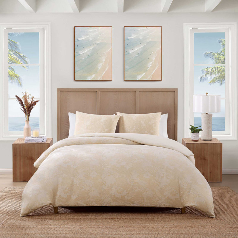 Ensemble de housse de couette Calvin Klein, Housse de couette pour grand lit et 2 taies décor