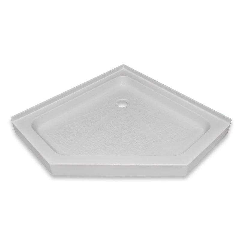 Signature 42'' W 42'' D Neo-Angle Single Shower Base