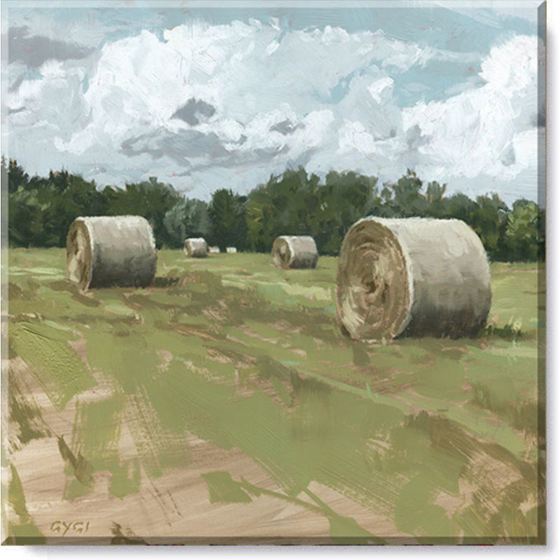 Impression sur toile tendue Hayfield, H 20 po x l 20 po x P 1 po