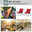 Chaises de camping pliantes