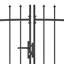 Pasternak 225cm H x 500cm W Black Metal Gate