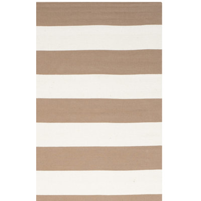 Dirit Hand Woven Cotton Striped Rug