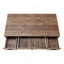 Bureau d'ordinateur, bureau personnel, ordinateur portable, tiroirs de rangement, L 48 po, bureau, métal noir, transitionnel-1828604668