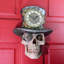 Horloge murale 7 "steampunk Mad Hatter