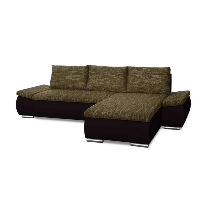 3 Seater Sofa Bed, Chaise lounge right