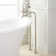 Floor Mounted Clawfoot Tub Faucet with Handshower
