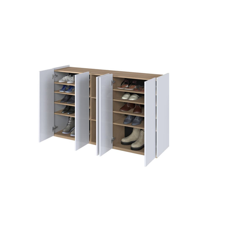 Bassel Display Cabinet, White