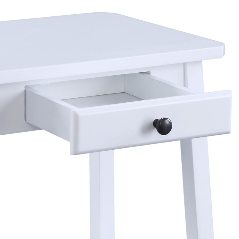 Kaife White Finish Accent Table