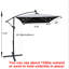 Parasol d'extérieur moderne à énergie solaire à DEL avec manivelle-119119960-97750700