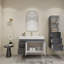 42" Wall-Mounted Single Bathroom Vanity Set-70381303