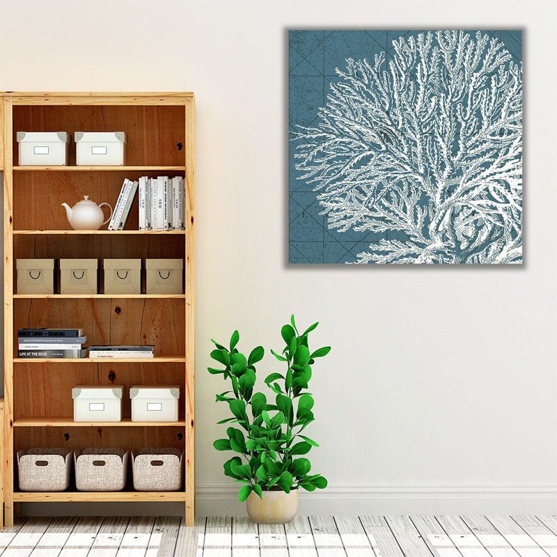 Coastal Menagerie I - reproduction d'art sur toile, H 24 po x l 24 po